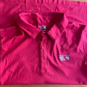 Mountain Hardwear Red Polo Shirt